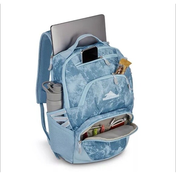 High Sierra Swoop SG Backpack for 17" Laptop Blue Waves NEW - Picture 3 of 3